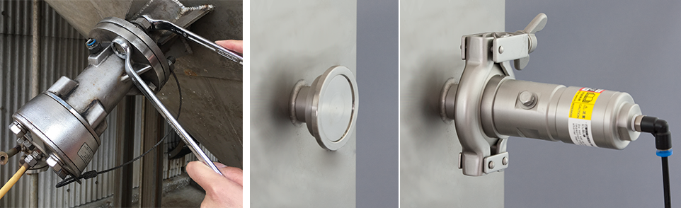 EXEN Air Knocker Knockers with stainless steel-sanitary spec available as our standard model