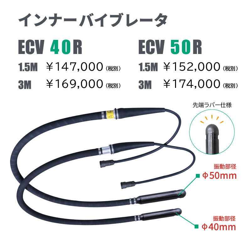 コードレス高周波バイブレータ　ECVシリーズ