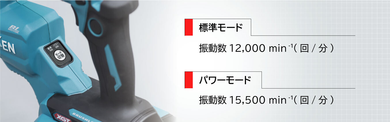 コードレス電棒バイブレータ CBシリーズ