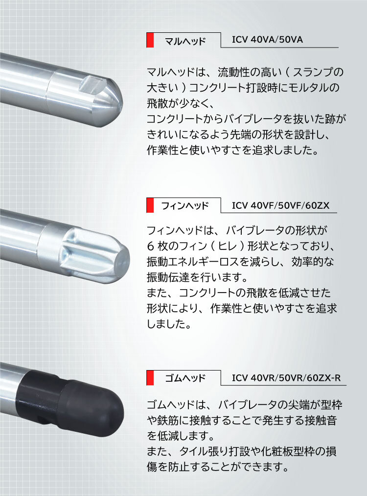 分割式高周波バイブレータ