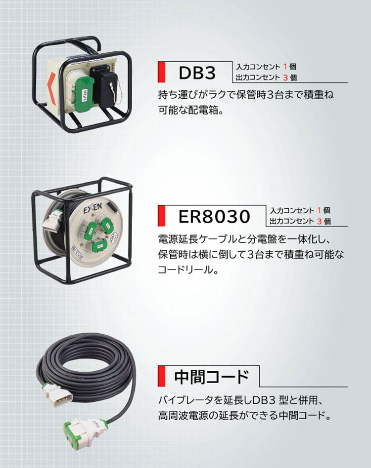 分割式高周波バイブレータ