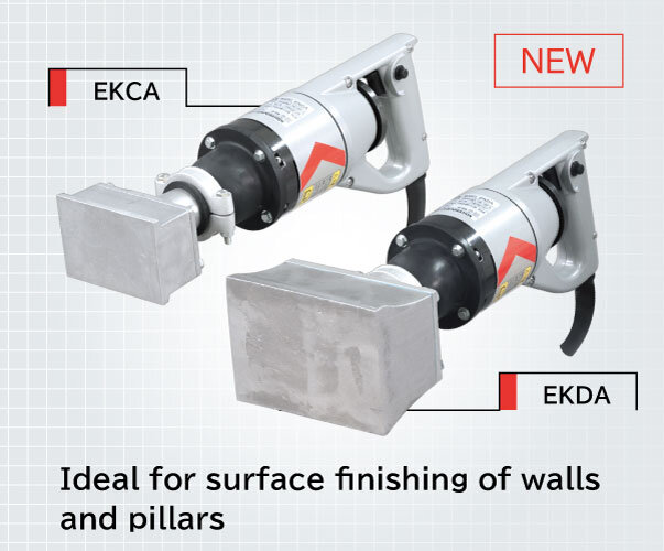Handy held external vibrator (Hard surface / wall-concreting)
