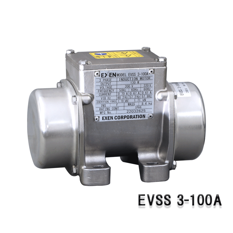 Vibration motor, stainless steel series(1 Phase 100 - 115V, 3 Phase 200 - 440V)