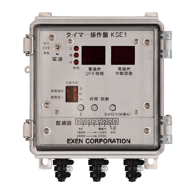 Timer control panel for Air Knocker and Blaster, Model KSE1