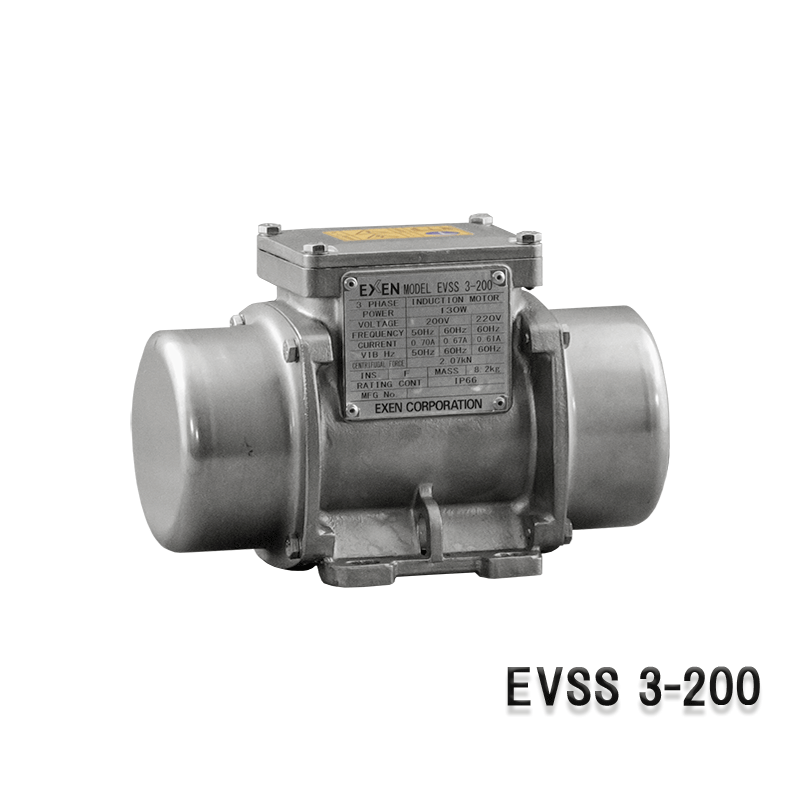 Vibration motor, stainless steel series(1 Phase 100 - 115V, 3 Phase 200 - 440V)