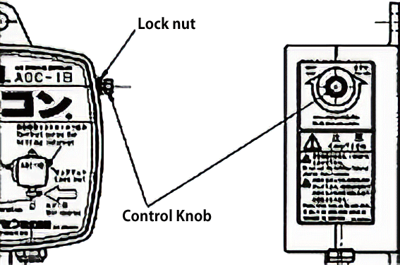 Control panel (Air knocker / Mini mini blaster) Opecon AOC-1B