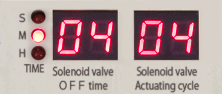Timer control panel for Air Knocker and Blaster, Model KSE1