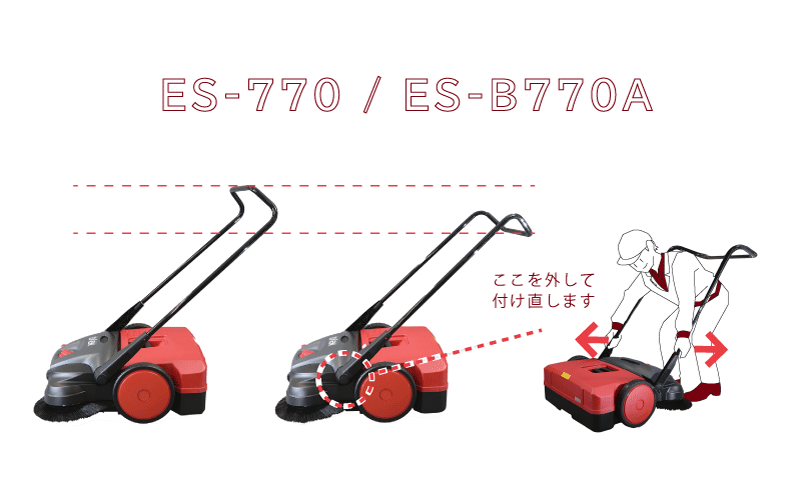 롤 스위퍼 ES-550A/ES-770/ES-B770A