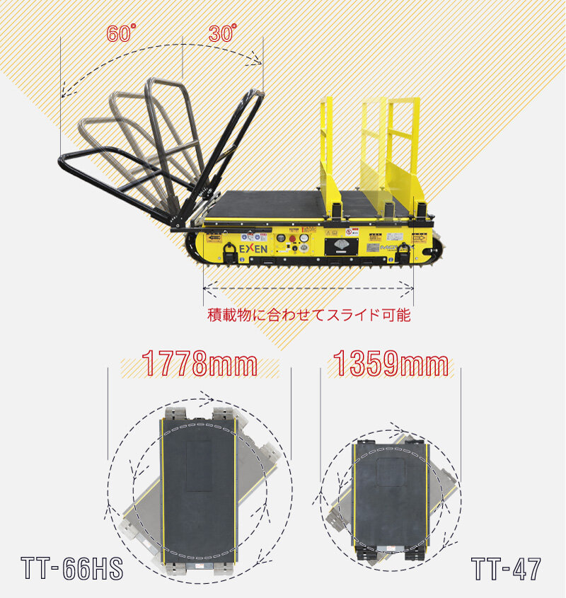 배터리식 운반 대차 TT 시리즈