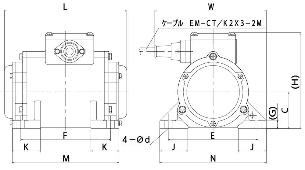 新版 エクセン 低周波振動モータ KM10S-2PD 100V KM10S2PD 4961790 法人 事業所限定 直送元