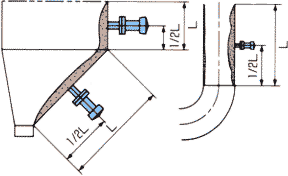 Material Build-Up on Conical or Pyramidal Hopper Walls