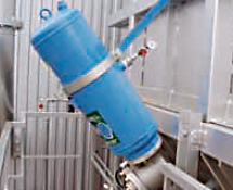 Installation Example of a Glass Powder Bridge Breaking System